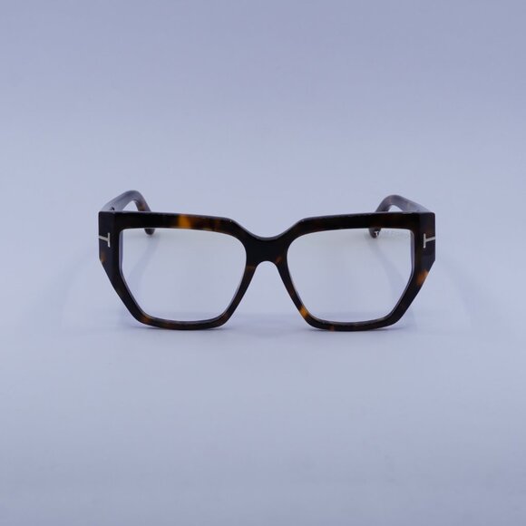 NEW TOM FORD TF5951 052 HAVANA WOMEN CAT EYE EYEGLASSES TOM FORD FT5951 052 NEW TOM FORD EYEGLASSES TF5951 052 CAT EYE HAVANA WOMEN  main image 4